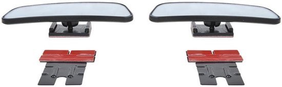ProPlus - Dodehoekspiegel - Set van 2 - Breedhoek Zicht - Rechthoekig - 36x95mm - MBDeals.nl