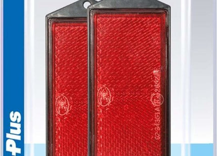 ProPlus - Reflector - Set van 2 - Rood - Schroefbevestiging - 104x40mm - MBDeals.nl