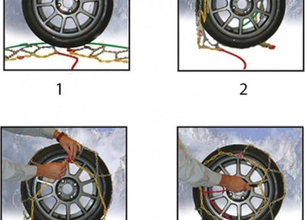 ProPlus - Sneeuwkettingen Set - Optimale grip - Ideaal bij weinig ruimte - Handige opbergkoffer - MBDeals.nl