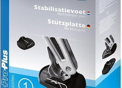 ProPlus - Stabilisatievoet met Metalen Pen - Universele Onderplaat - Borgpin - Duurzaam Kunststof - MBDeals.nl