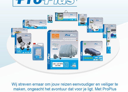 ProPlus - Stormbandset - Set van 2 - Inclusief Tentharingen - Geschikt voor Caravan - en Camperluifels - MBDeals.nl