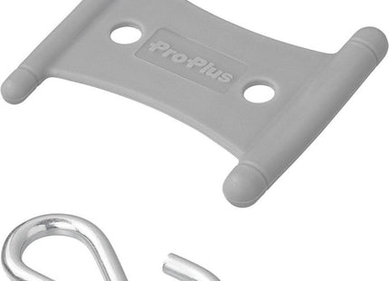 ProPlus - Tentrail Hangers met S - haak - Set van 6 - Ø 5 - 8 mm - Staal - Grijs - MBDeals.nl