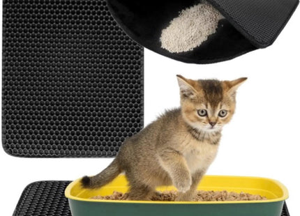 Purlov - Deurmat voor Kattenbak - Waterbestendig - Onderhoudsgemak - Antislip - MBDeals.nl