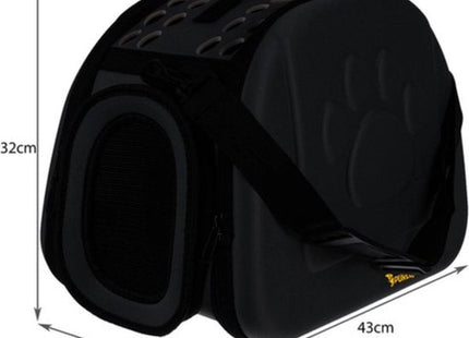 Purlov - Draagtas voor Honden en Katten - Voor Kleine Huisdieren - Met Ventilatieopeningen - Verstelbare Schouderriem - Vouwbaar - MBDeals.nl