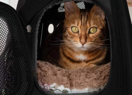 Purlov - Draagtas voor Honden en Katten - Voor Kleine Huisdieren - Met Ventilatieopeningen - Verstelbare Schouderriem - Vouwbaar - MBDeals.nl