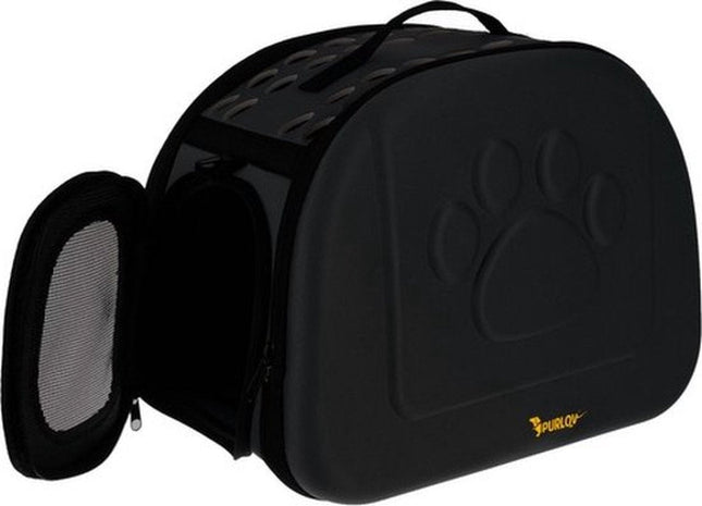 Purlov - Draagtas voor Honden en Katten - Voor Kleine Huisdieren - Met Ventilatieopeningen - Verstelbare Schouderriem - Vouwbaar - MBDeals.nl