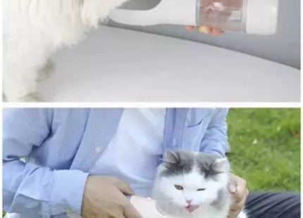 Purlov drinkfles voor honden met kom en voervak (200 ml water, wit) - foto 9