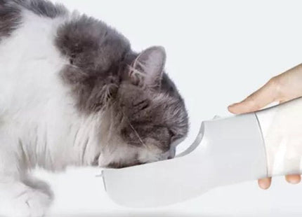 Purlov drinkfles voor honden met kom en voervak (200 ml water, wit) - foto 8