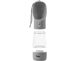Purlov drinkfles voor honden met kom en voervak (200 ml water, wit) - foto 3