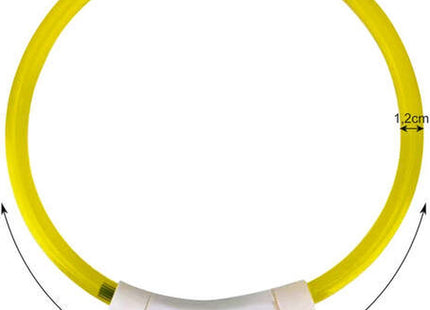 Purlov - LED Halsband - USB Oplaadbaar - Huidvriendelijke Band - Verstelbare Maat - MBDeals.nl