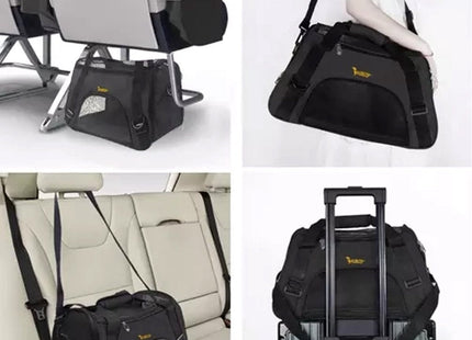 Purlov - Transporter Tas Hond/Kat - Verstevigde Bodem/Zijkanten - Afmetingen 30/25/50 Cm - Max Belasting 8 Kg - MBDeals.nl
