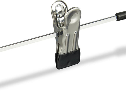 Relaxdays - Broekhanger - 20 Stuks - Metaal - Verstelbare Klemmen met Antislip - MBDeals.nl