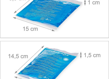 Relaxdays - Hot Cold Pack - Herbruikbaar - 8 Stuks - 100% Polyester - MBDeals.nl