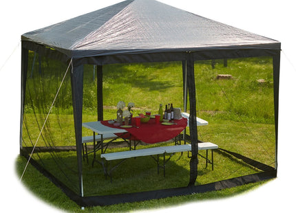 Relaxdays - Muskietennet Partytent - Met Ritssluiting - 2 Zijkanten - Afmetingen 3x3m - MBDeals.nl