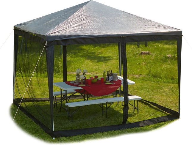 Relaxdays - Muskietennet Partytent - Met Ritssluiting - 2 Zijkanten - Afmetingen 3x3m - MBDeals.nl