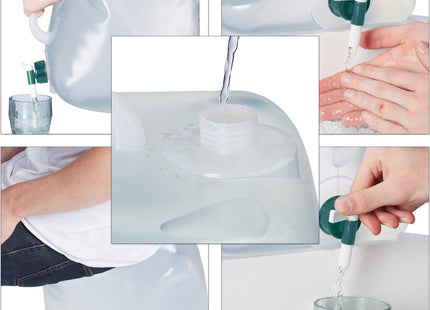 Relaxdays - Opvouwbare Jerrycan - Set van 4 - 10 Liter - BPA - Vrij - MBDeals.nl