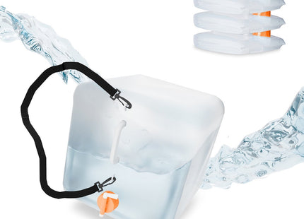 Relaxdays - Opvouwbare Jerrycan - Set van 4 - 20 Liter - BPA - vrij - MBDeals.nl