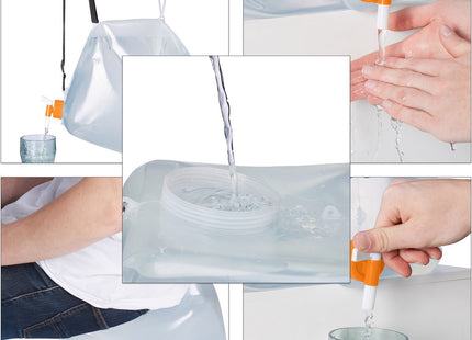 Relaxdays - Opvouwbare Jerrycan - Set van 4 - 20 Liter - BPA - vrij - MBDeals.nl