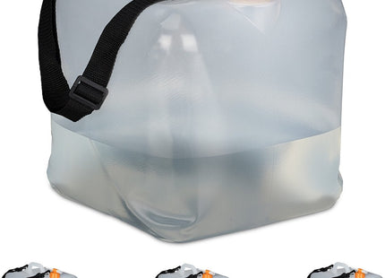 Relaxdays - Opvouwbare Jerrycan - Set van 4 - 20 Liter - BPA - vrij - MBDeals.nl