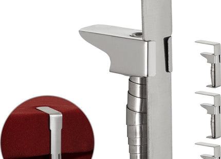 Relaxdays - Tafelkleedklemmen - Verstelbaar tot 4,2cm - Set van 4 - RVS - MBDeals.nl