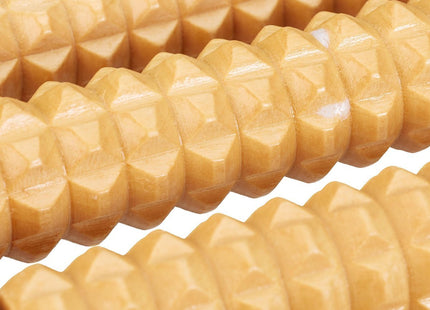 Relaxdays - Voetmassage Roller - Hout - 2x5 Rollers - Voorzien van Ribbels en Noppen - MBDeals.nl