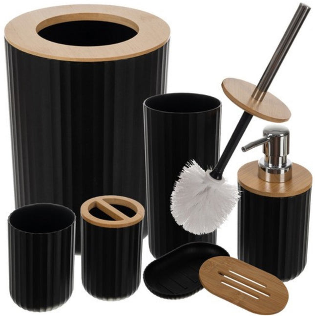 Ruhhy - Badkamer Accessoires Set - 6 Delig - Hygiënisch - Modern Design - MBDeals.nl