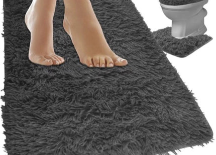 Ruhhy - Badkamer Set - 3 Delig - Antislip - Wasmachine Bestendig - MBDeals.nl