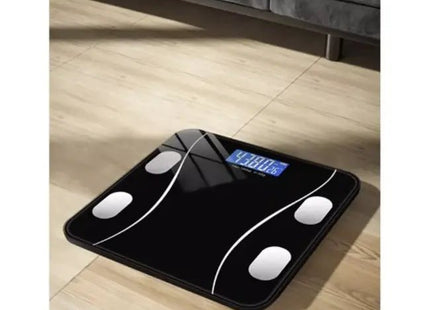 Ruhhy - Badkamerweegschaal - Uitgebreide Lichaamsanalyse - LCD Scherm - Verbinding met App - Draagkracht tot 180 Kg - MBDeals.nl