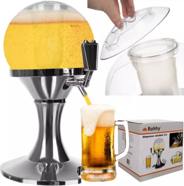 Ruhhy - Drank Dispenser - Met Tapkraan - 3,5L Inhoud - 44 X 24 Cm Afmetingen - MBDeals.nl