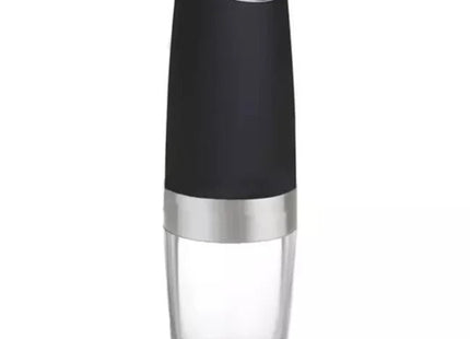 Ruhhy - Elektrische Molen Set van 2 - Keramisch Maalwerk - Zilver / Transparant - LED - verlichting - MBDeals.nl