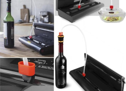 Ruhhy - Foliezegelaar - Afmetingen 36,5 X 15 X 7,5 Cm - 12V - Poort - Werktemperatuur 0 - 40 Graden - MBDeals.nl