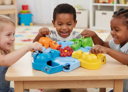 Ruhhy - Hungry Hippos - Stevig Kunststof - Snelheid en Reactievermogen - 4+ Jaar - MBDeals.nl