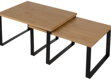 Ruhhy - Keukenrekje - Gietijzer en Hout - 2 - Delig - Met Stevig Hengsel - MBDeals.nl