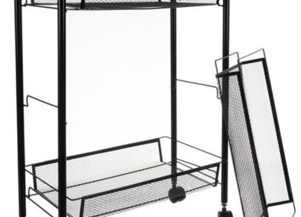 Ruhhy - Keukentrolley - Hoog Draagvermogen - Multifunctionele Organizer - Gepoedercoat IJzer - MBDeals.nl