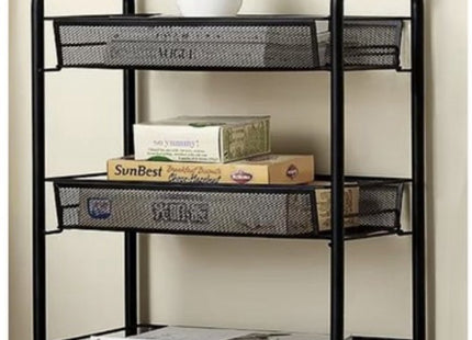 Ruhhy - Keukentrolley - Hoog Draagvermogen - Multifunctionele Organizer - Gepoedercoat IJzer - MBDeals.nl