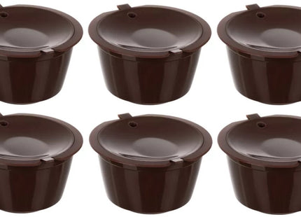 Ruhhy - Koffiecapsules - 6 Pack - Herbruikbaar - Compatibel met Dolce Gusto - MBDeals.nl