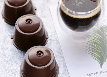 Ruhhy - Koffiecapsules - 6 Pack - Herbruikbaar - Compatibel met Dolce Gusto - MBDeals.nl