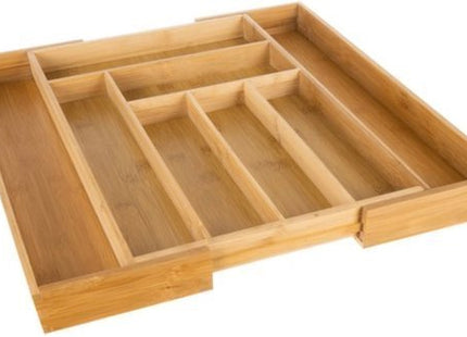 Ruhhy - Lade Organizer - Bamboe - Stijlvol Design - Geschikt voor Keukenlades - MBDeals.nl
