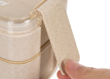 Ruhhy - Lunchbox - 750ml Inhoud - Verwijderbare Scheidingswand - Lekvrij - MBDeals.nl
