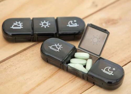 Ruhhy - Medicatie Organizer - 3 Tijdsvakken Per Dag - Beschermende Sluitclips - PP Materiaal - MBDeals.nl