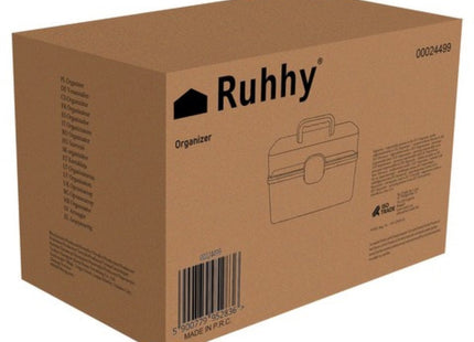 Ruhhy - Medicijnendoos - 22x32x19cm - Kunststof - Uitklapsysteem - MBDeals.nl