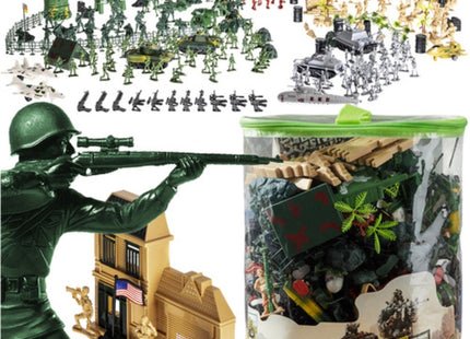 Ruhhy - Militaire Speelset - 300 - Delig - Met Opbergzak - Geschikt voor 3+ - MBDeals.nl