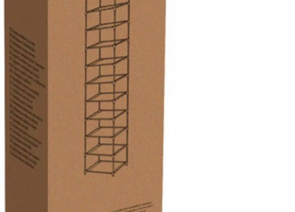 Ruhhy modulair schoenenrek met 10 modules voor 10 paar schoenen, zwart - foto 10