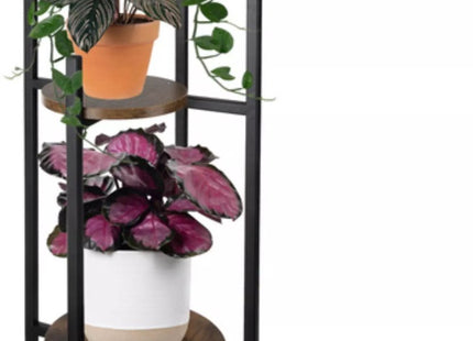 Ruhhy - Plantenstandaard - Loftstijl - 3 Niveaus - 80 cm - MBDeals.nl