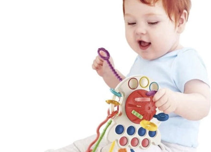 Ruhhy - Sensorische 6 In1 Bijtring - Multifunctioneel - Educatief - 26x11.5x13.5cm - MBDeals.nl