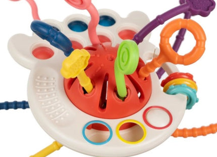 Ruhhy - Sensorische 6 In1 Bijtring - Multifunctioneel - Educatief - 26x11.5x13.5cm - MBDeals.nl