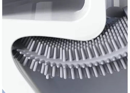 Ruhhy - Siliconen WC - Borstel - 36 Cm - Krasvrij - Met Muurbevestiging - MBDeals.nl