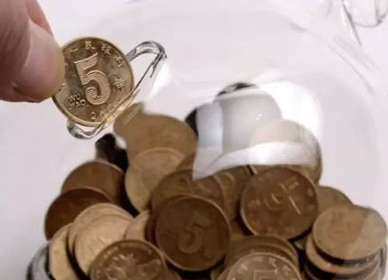 Ruhhy - Spaarvarken - Groot Formaat - Glazen Materiaal - Vormt Gezonde Financiële Gewoonten - MBDeals.nl