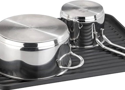 Ruhhy - Staand Afdruiprek - 44 X 31 X 14,5 Cm - Staal + PP - Bestand Tegen Beschadiging & Vocht - MBDeals.nl