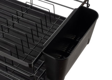 Ruhhy - Staand Afdruiprek - 44 X 31 X 14,5 Cm - Staal + PP - Bestand Tegen Beschadiging & Vocht - MBDeals.nl